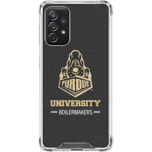 Purdue University Purdue University Boilermakers Signature Logo Galaxy A72 5G Clear Case
